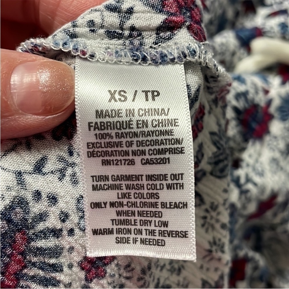 2/$30 Cape Juby size XS boho blouse - Picture 6 of 6